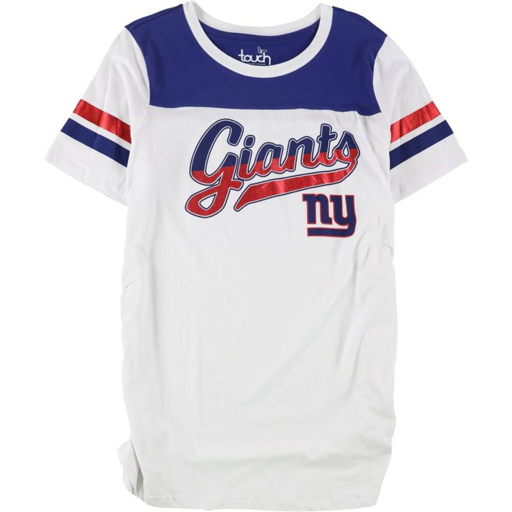 Touch Womens Maternity New York Giants Graphic T-Shirt, NWT